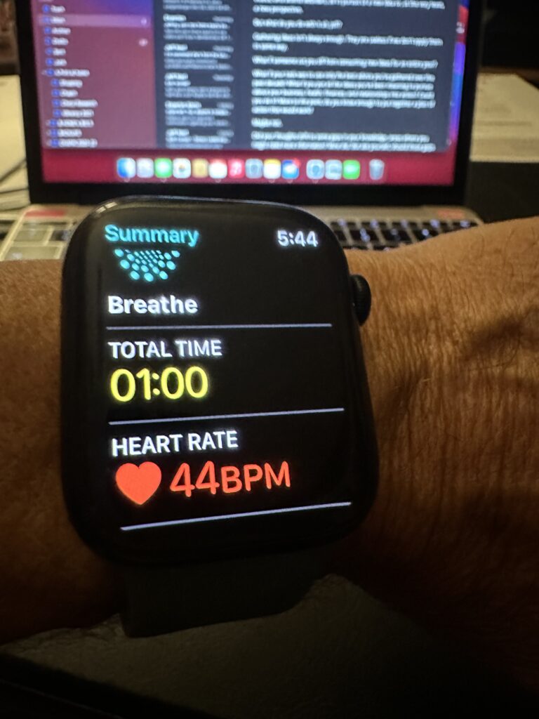 Apple Watch screen