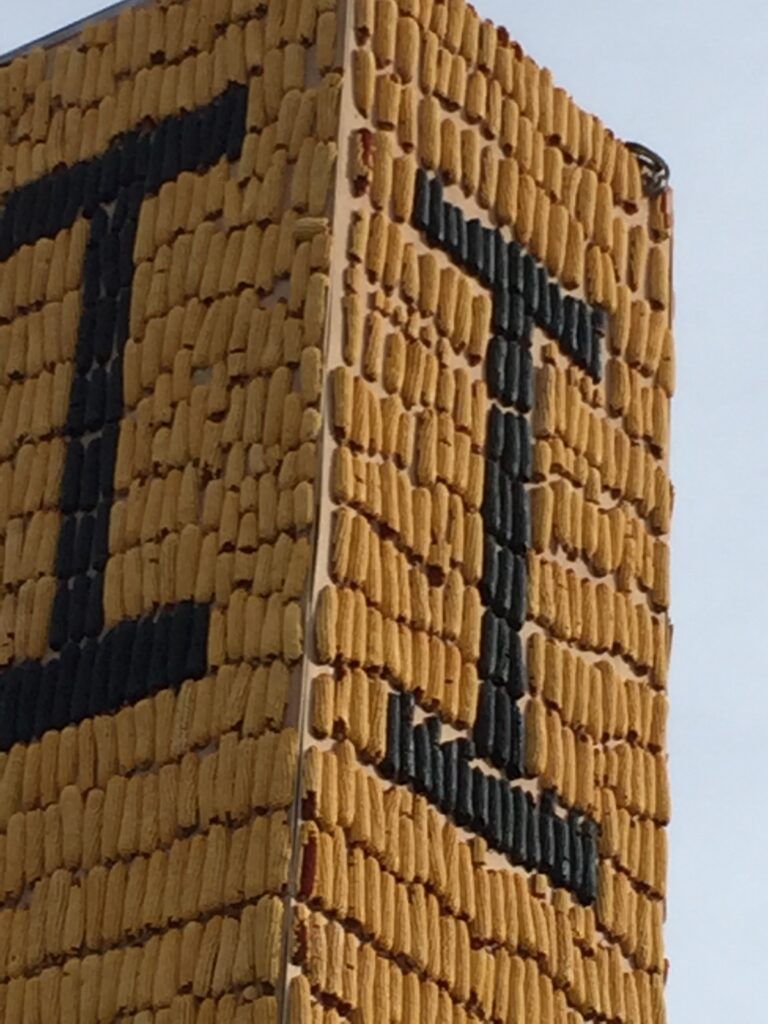 University of Iowa corn cob tower