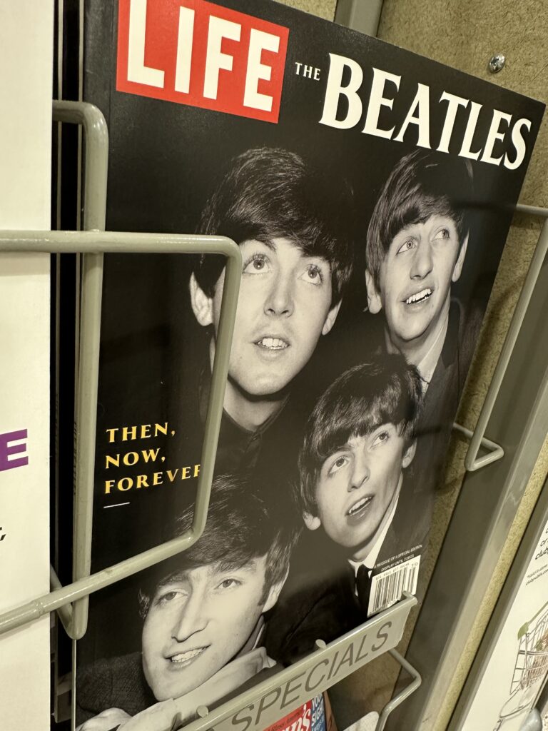 Tabloid book about the Beatles