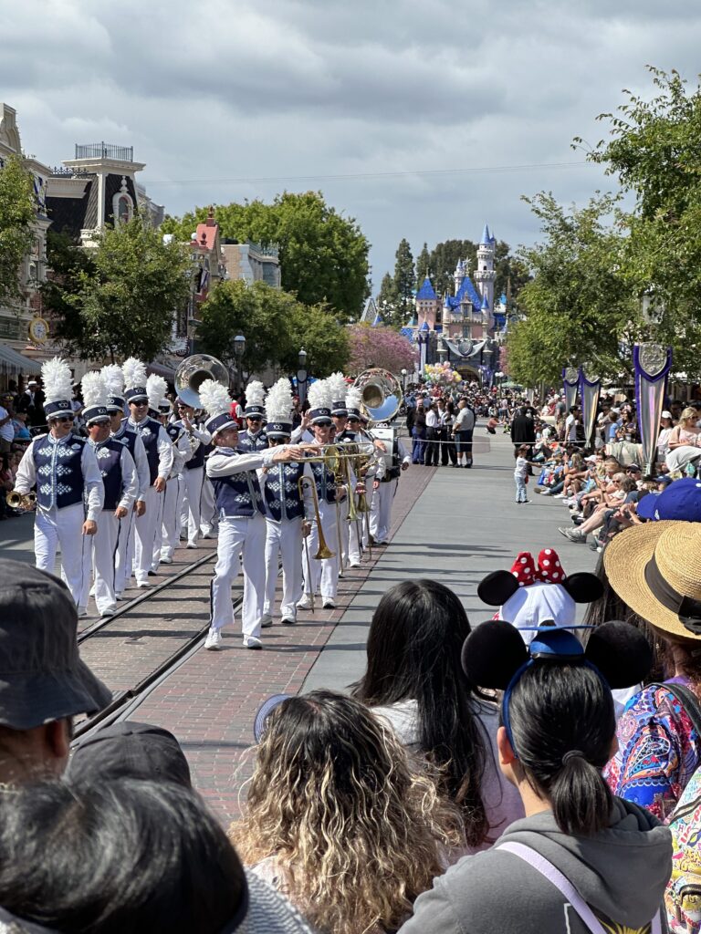 Disneyland parade on Main Street