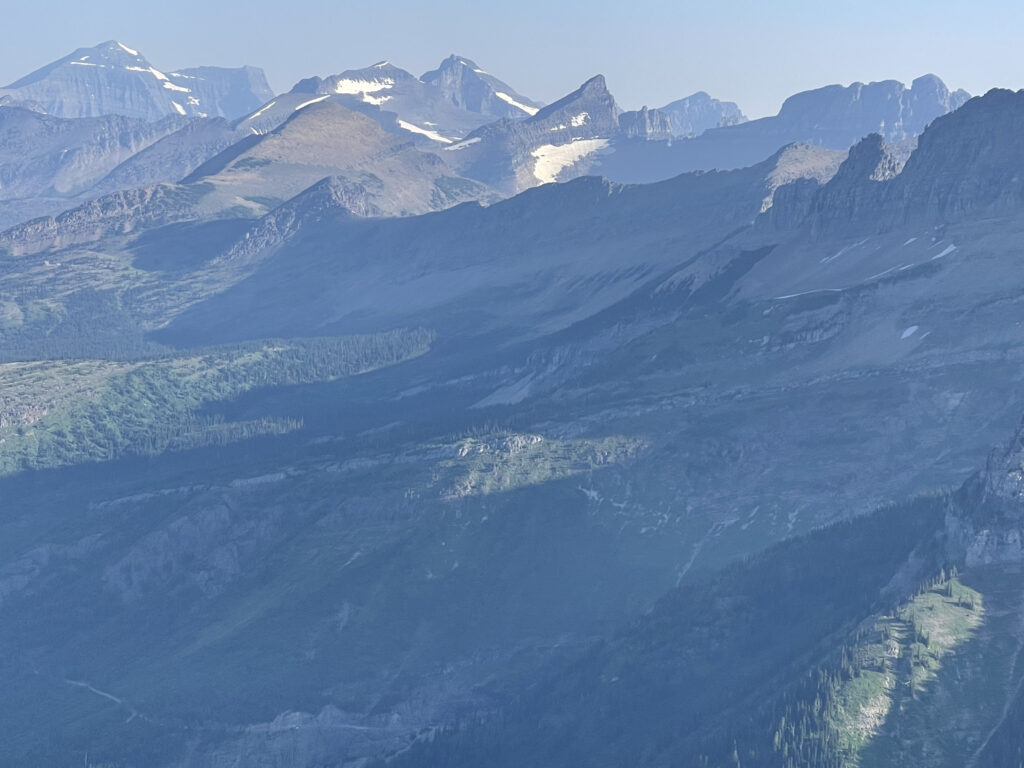 mountains and continental divide