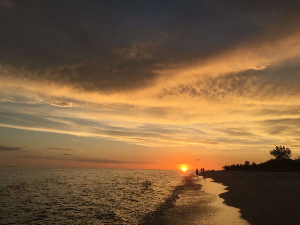 Sunset at the beach