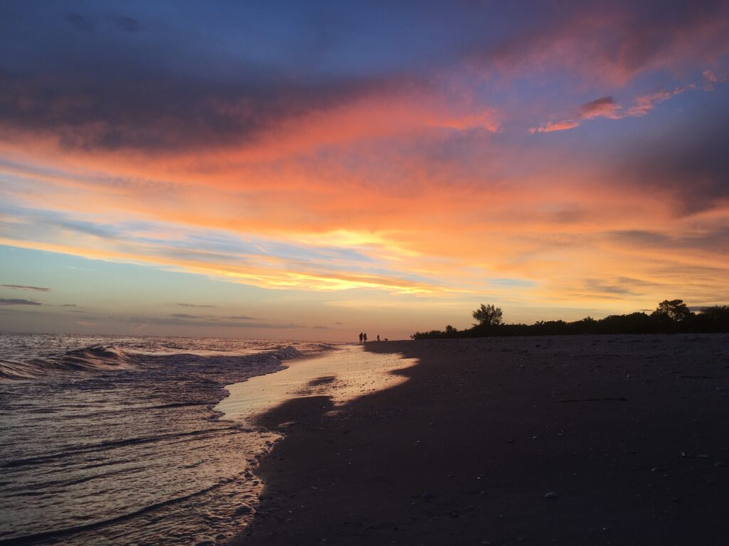 Sunset at the beach