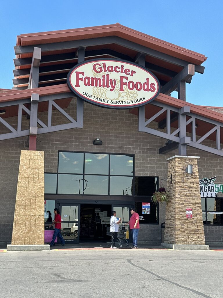 Glacier family foods, grocery store