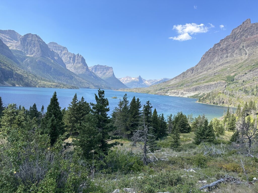 Mountains and Lake