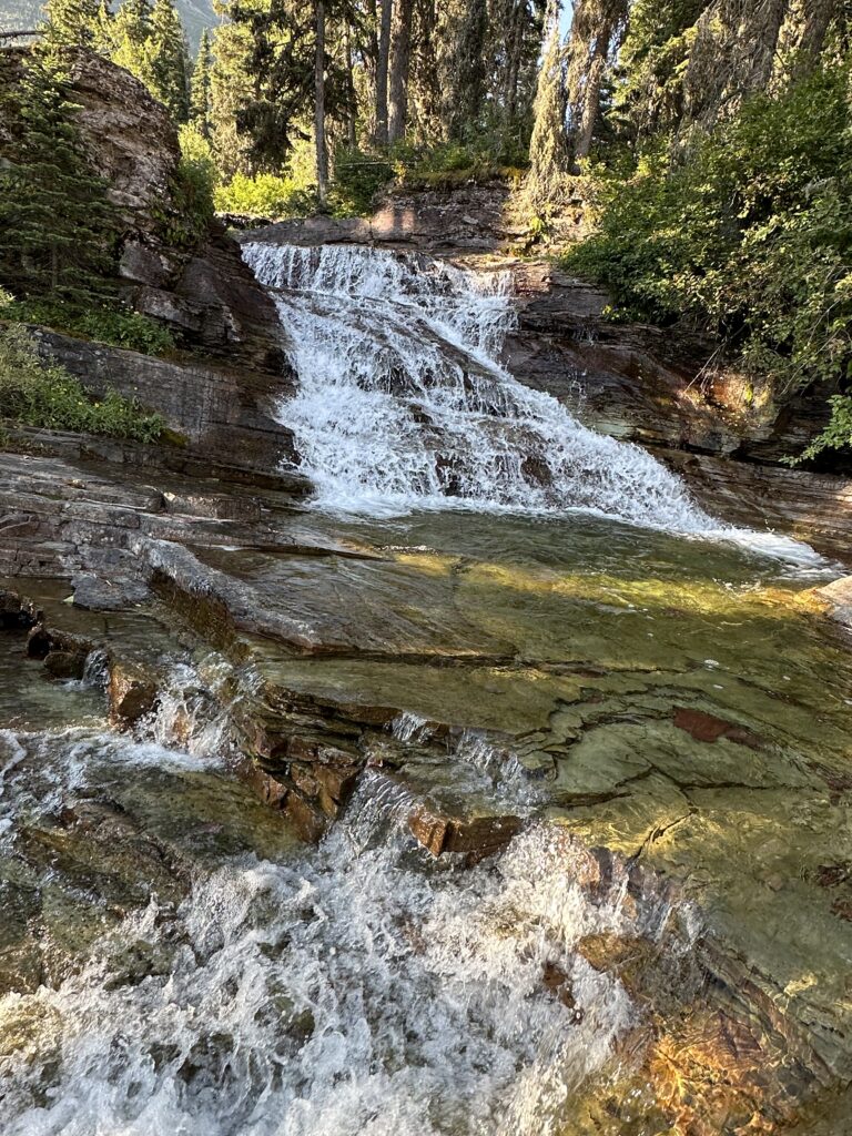 Mountain creek waterfalls