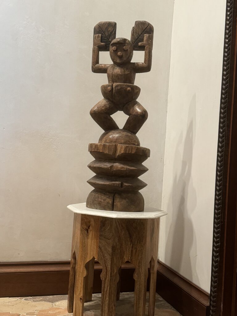 African wood carving