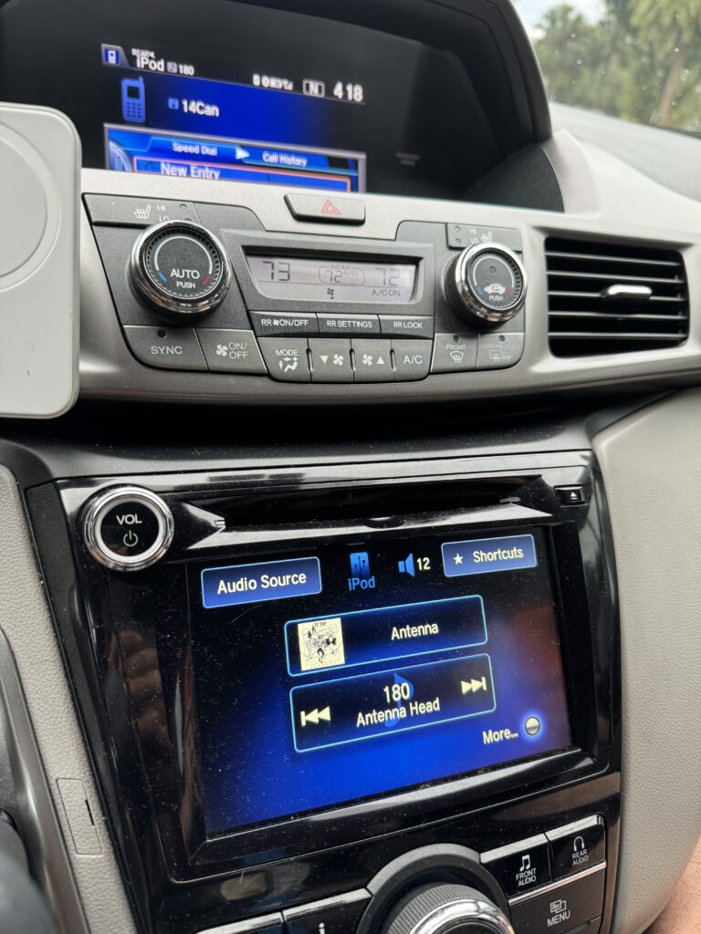 Photo of car radio