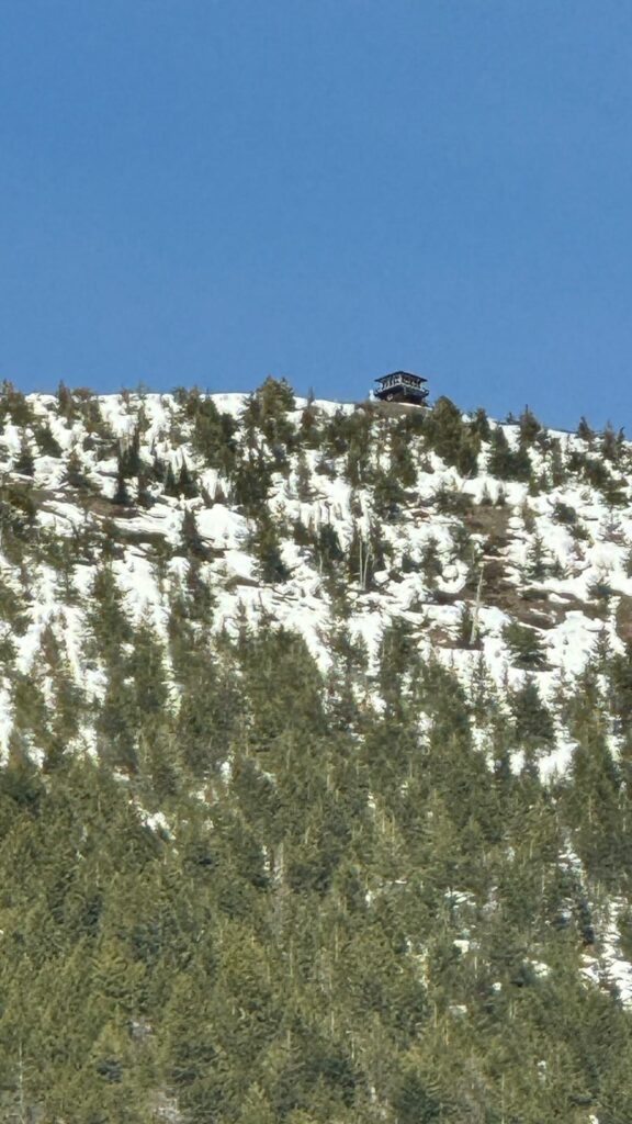 mountain fire tower