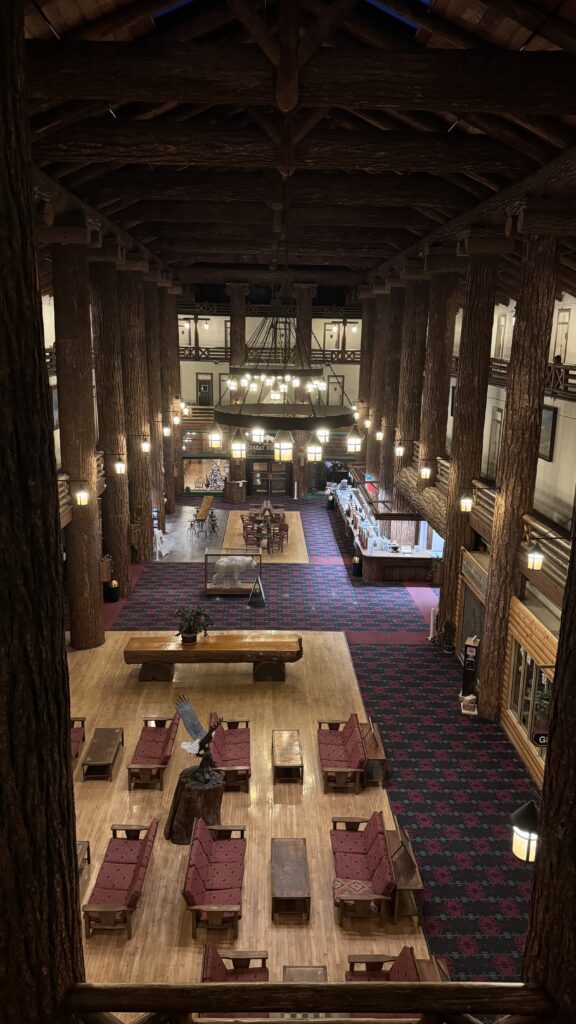 National Park Lodge lobby