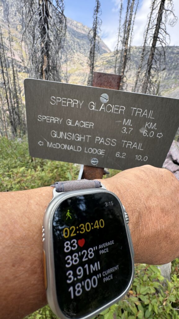 Trailhead sign