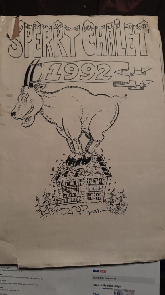 cartoon mountain goat