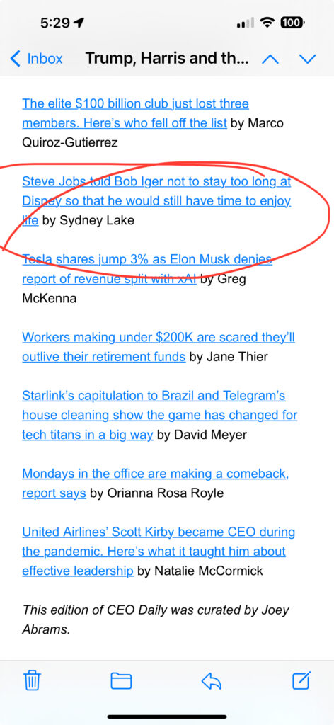 fortune daily business updates email