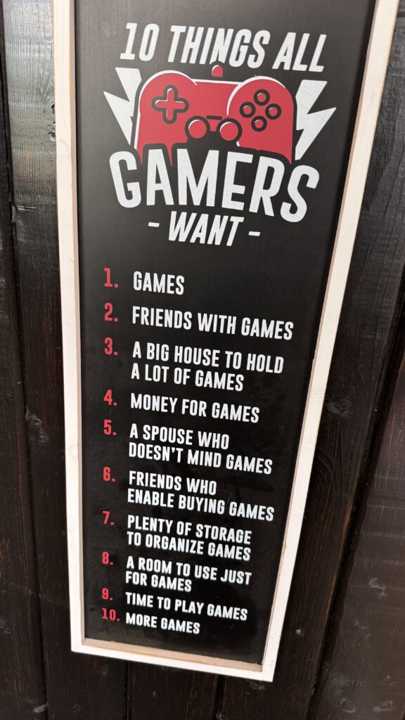 gamer's top 10 list