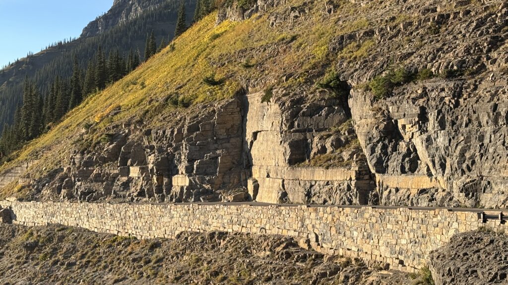 rock way supporting mountain road