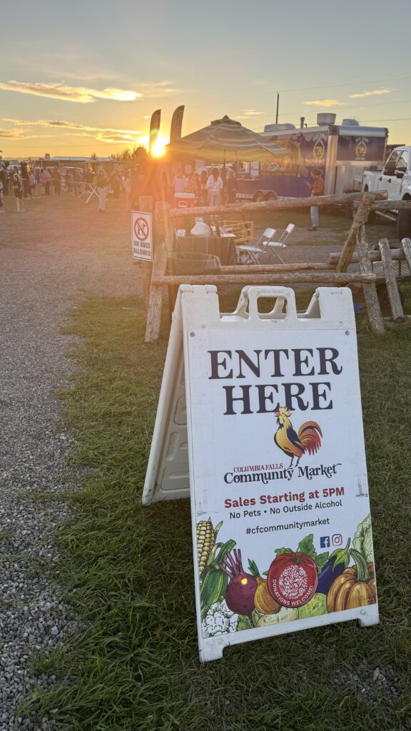 a-frame parking lot sign