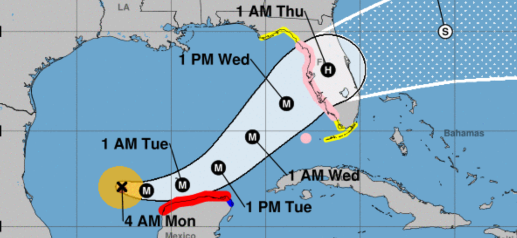Hurricane Milton forecast
