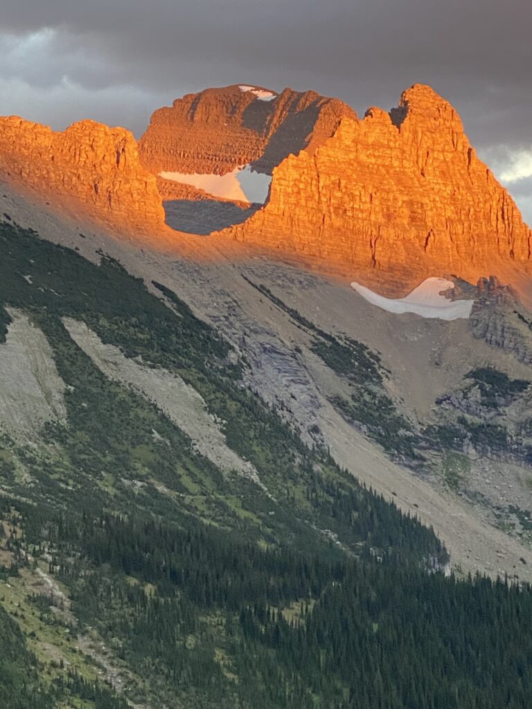 mountain sunset