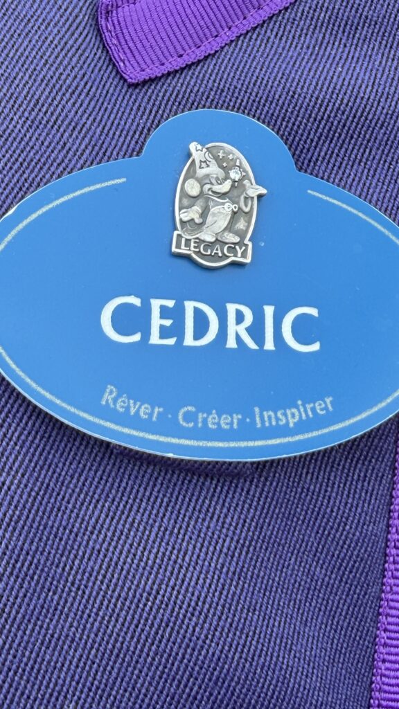 Disneyland Paris Walt Disney, Legacy award name tag