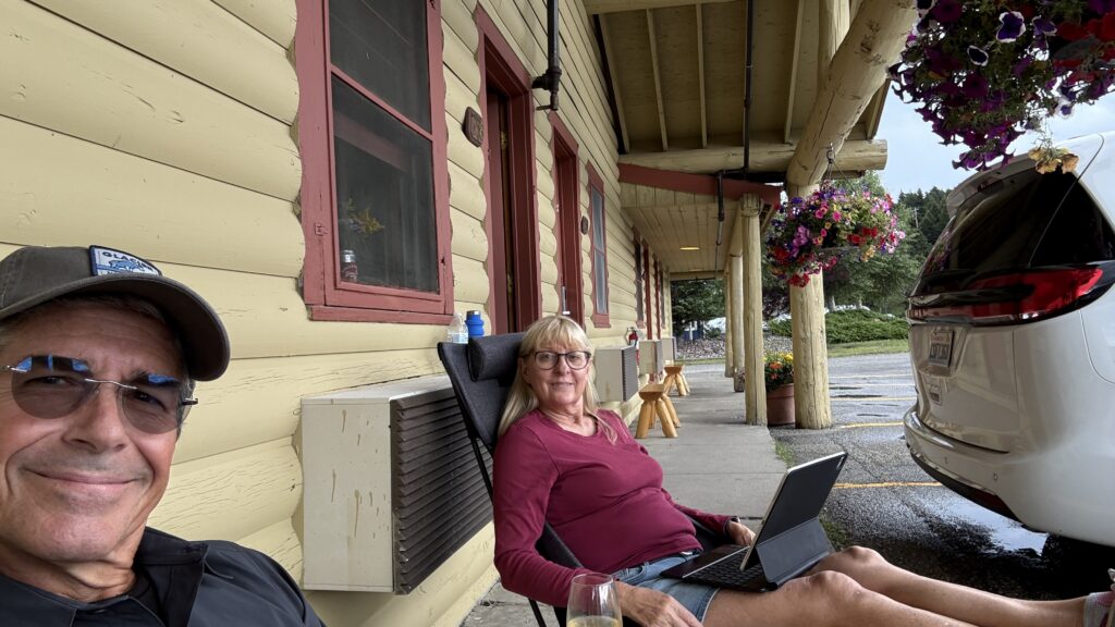 two seniors at St Mary Lodge's West Motel